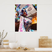 Futurist Revelry ポスター (キッチン)