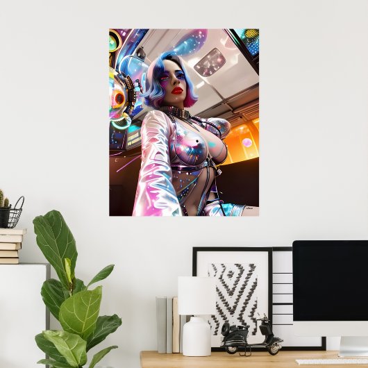 Futurist Revelry ポスター (ホームオフィス)