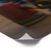 Futuristic AI Robot Caregiver  ポスター (角)