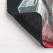 Futuristic Alien Model In Cobweb Gown マウスパッド (コーナー)