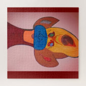 Futuristic Animal Art Jigsaw Puzzle ジグソーパズル (横)