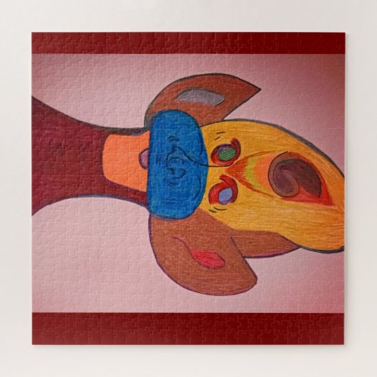 Futuristic Animal Art Jigsaw Puzzle ジグソーパズル (横)