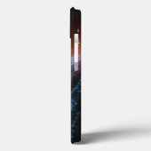 Futuristic Binary Code Data Flow Phone Case -Cyber Case-Mate iPhoneケース (裏面 / 左)