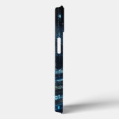 Futuristic Binary Code Data Flow Phone Case -Cyber Case-Mate iPhoneケース (裏面 / 右)