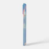 Futuristic Blue Chrome iPhone 14 Pro Max Cover 15ケース (左側面)