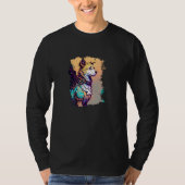Futuristic Canine Retriever Long Sleeve Tシャツ (正面)