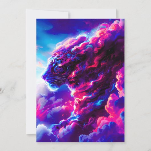 Futuristic Cosmic Neon Leopard  シーズンカード (正面)
