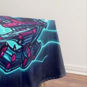 Futuristic Cyberpunk Robot Neon Food Ramen テーブルクロス (インサイチュ)