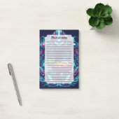 Futuristic Cyberpunk Robot Neon Food Ramen ポストイット (オフィス)