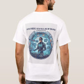 Futuristic DJ Lab Tee – Science Meets Sound Tシャツ (裏面)