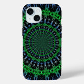 Futuristic Electric Plasma Fractal Design Case-Mate iPhoneケース (裏面)