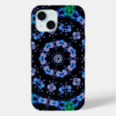 Futuristic Electric Plasma Fractal Design Case-Mate iPhoneケース (裏面)