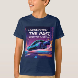Futuristic Flying Car with Inspirational Quote  Tシャツ