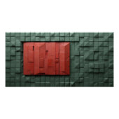 Futuristic Geometric Panel ポスター (正面)