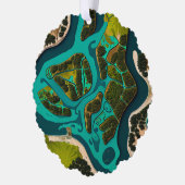 Futuristic Marshlands オーナメントカード (左)