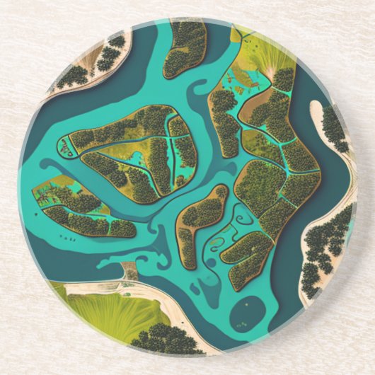 Futuristic Marshlands コースター (正面)