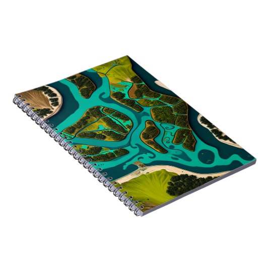 Futuristic Marshlands ノートブック (右側)