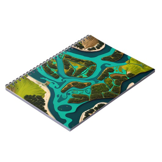 Futuristic Marshlands ノートブック (左側)