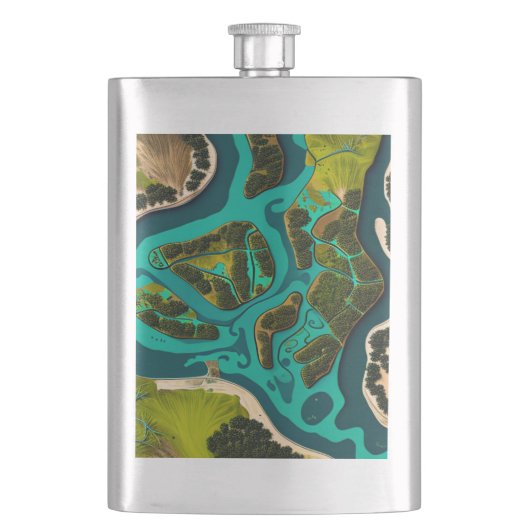 Futuristic Marshlands フラスク (正面)