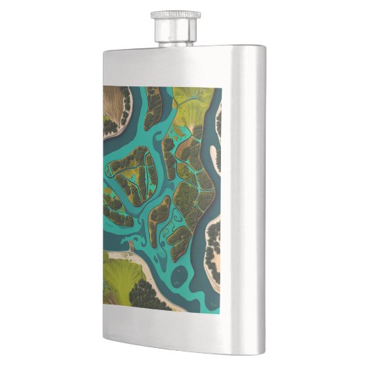 Futuristic Marshlands フラスク (左)