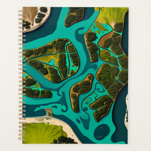 Futuristic Marshlands プランナー手帳 (正面)
