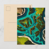 Futuristic Marshlands ポストカード (正面/裏面)
