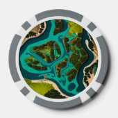 Futuristic Marshlands ポーカーチップ (裏面)