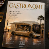 Futuristic Michelin Food Truck – Luxury Mobile  ポスター