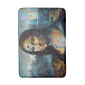 Futuristic Mona Lisa Bath Mat バスマット (正面縦)