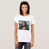 Futuristic Mona Lisa Ladies T-Shirt  Tシャツ (正面フル)