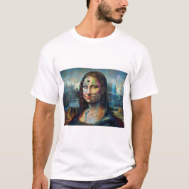 Futuristic Mona Lisa Men’s T-Shirt Tシャツ