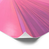 Futuristic Neon Speed Tunnel Art ポスター (コーナー)