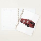 Futuristic Red Sci-Fi Command Vehicle プランナー手帳 (ディスプレー)