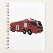 Futuristic Red Sci-Fi Command Vehicle プランナー手帳 (正面)
