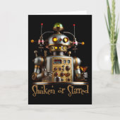 Futuristic Robot Bartender "Shaken or Stirred" カード (正面)