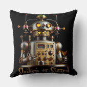 Futuristic Robot Bartender "Shaken or Stirred" クッション (裏面)