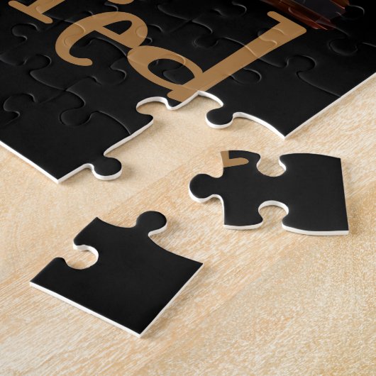 Futuristic Robot Bartender "Shaken or Stirred" ジグソーパズル (側面)