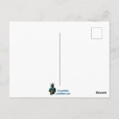 Futuristic Robot Bartender "Shaken or Stirred" ポストカード (裏面)