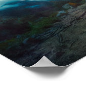 Futuristic Robot in Ancient Landscape ポスター (角)