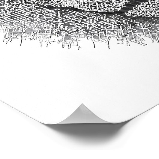 Futuristic Robotics Art: Cybernetic King Lion Head ポスター (角)