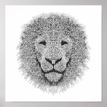 Futuristic Robotics Art: Cybernetic King Lion Head