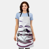 Futuristic Romance エプロン (着用した状態)