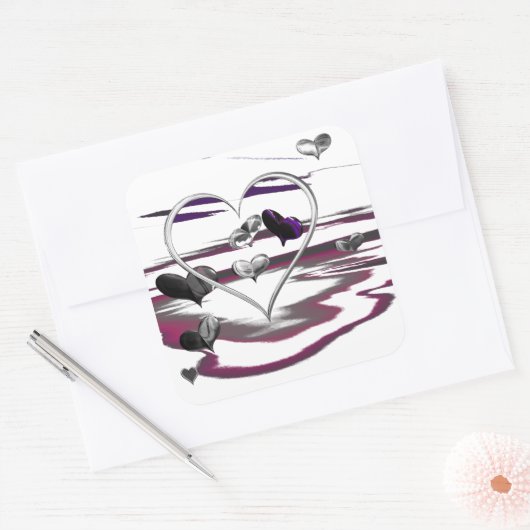 Futuristic Romance スクエアシール (封筒)