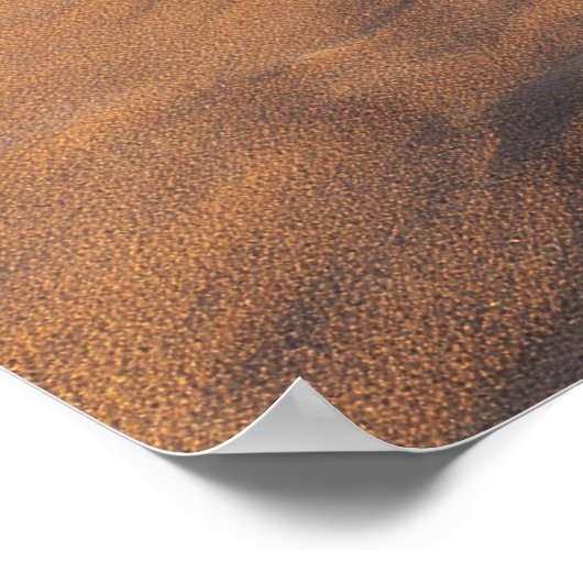 Futuristic Sci-Fi City Reflected In Desert Sands ポスター (角)