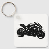 Futuristic Sport Motorcycle Design キーホルダー (正面)
