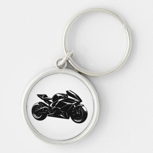 Futuristic Sport Motorcycle Design キーホルダー (正面)