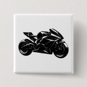 Futuristic Sport Motorcycle Design 缶バッジ (正面)