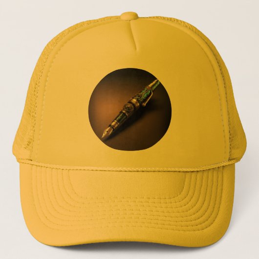 Futuristic Steampunk Style Fantasy Fountain Pen キャップ (正面)