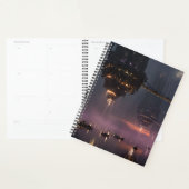 Futuristic towers floating above harbor プランナー手帳 (ディスプレー)