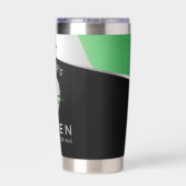 Futuristic UFO & Alien Head 保温保冷タンブラー (背面)